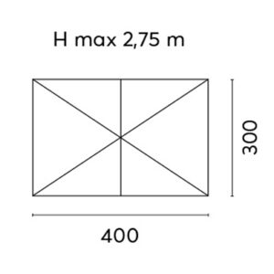 Ombrellone Laterale 3x3 - immagine 2